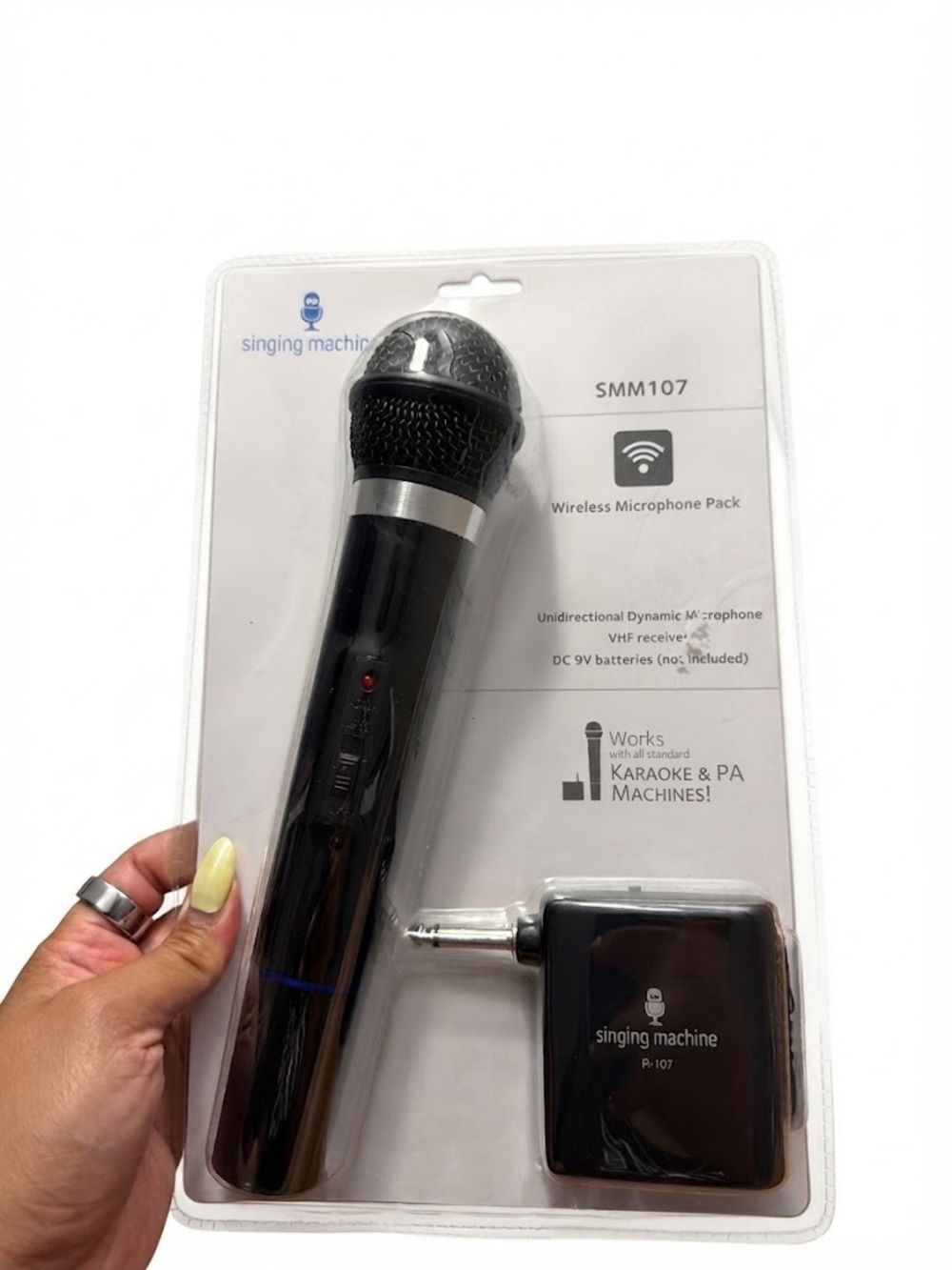 SMM107 Wireless Handheld Microphone Pack - Black